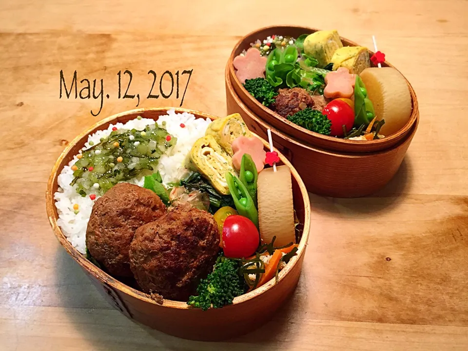 2017.5.12 息子と私のお弁当♪|プーティさん