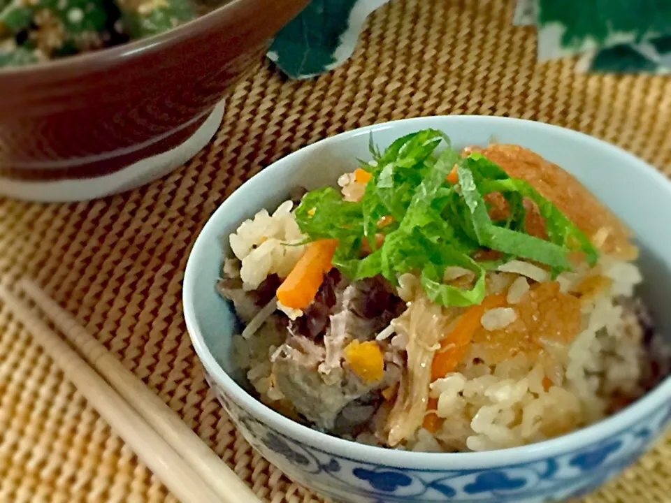 ボンちゃんの料理 サバ缶🐟とまるまんま🙆トマト🍅の炊飯器で炊き込みご飯🍚🎶   #キュートで可愛い⁉️婆👵シリーズ💖👍😁✨|あゆさん