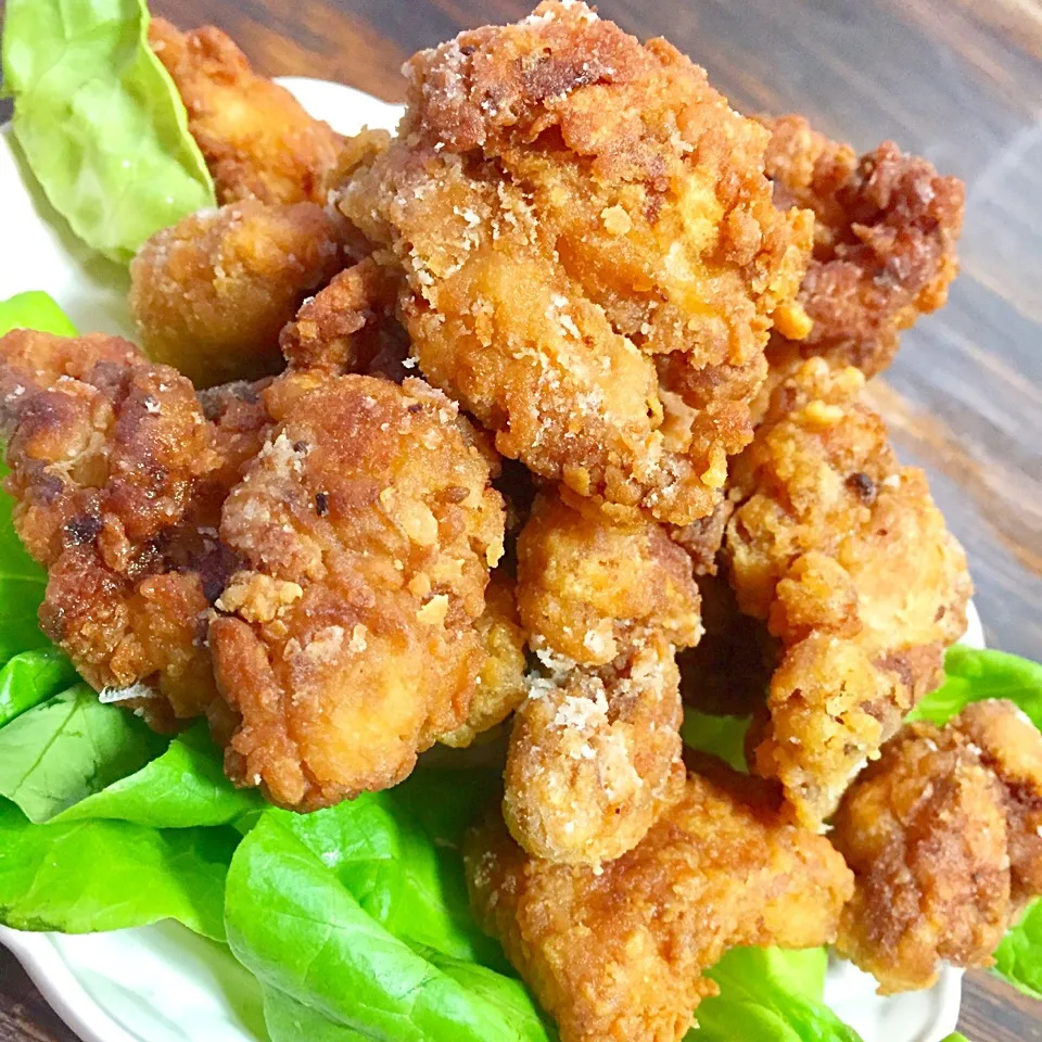 咲きちゃんさんの料理 うちの ザンギ🐔 （鶏のから揚げ）|いしくん。（たまご王子🥚🐣🐥🐔）さん