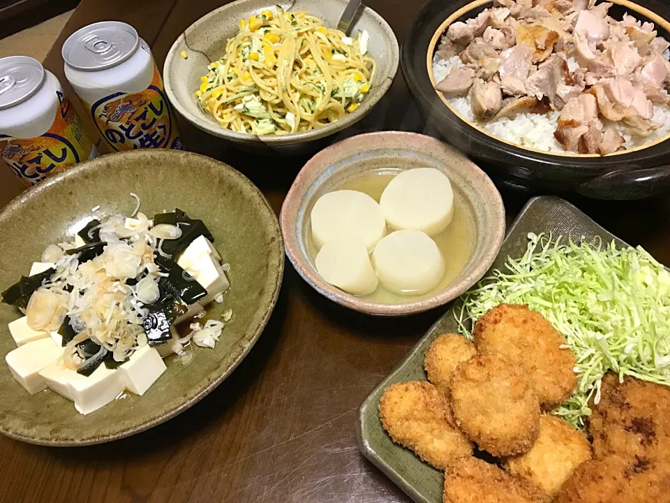 Snapdishの料理写真:2017.5.20 チキンライス🍻🍻🍻|ゆみずさん