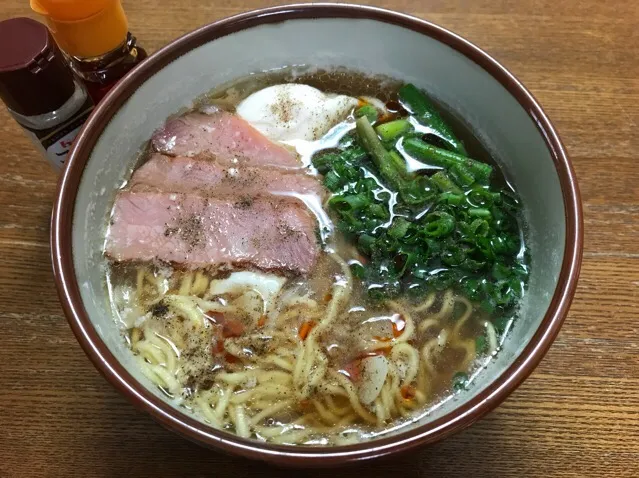 マルちゃん正麺🍜、醤油味❗️ʕ̡̢̡*ϾεϿ*ʔ̢̡̢✨|サソリさん