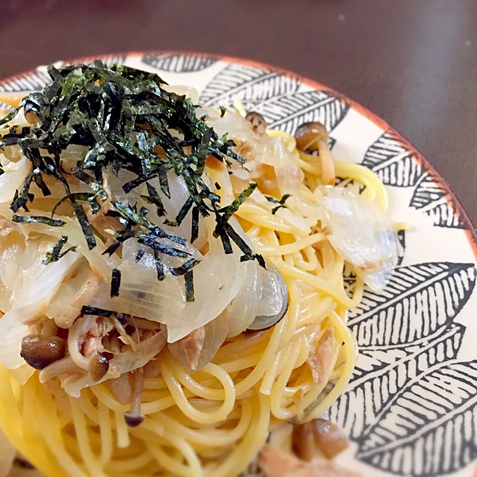 新玉葱とツナのバター醤油パスタ|chobicmさん