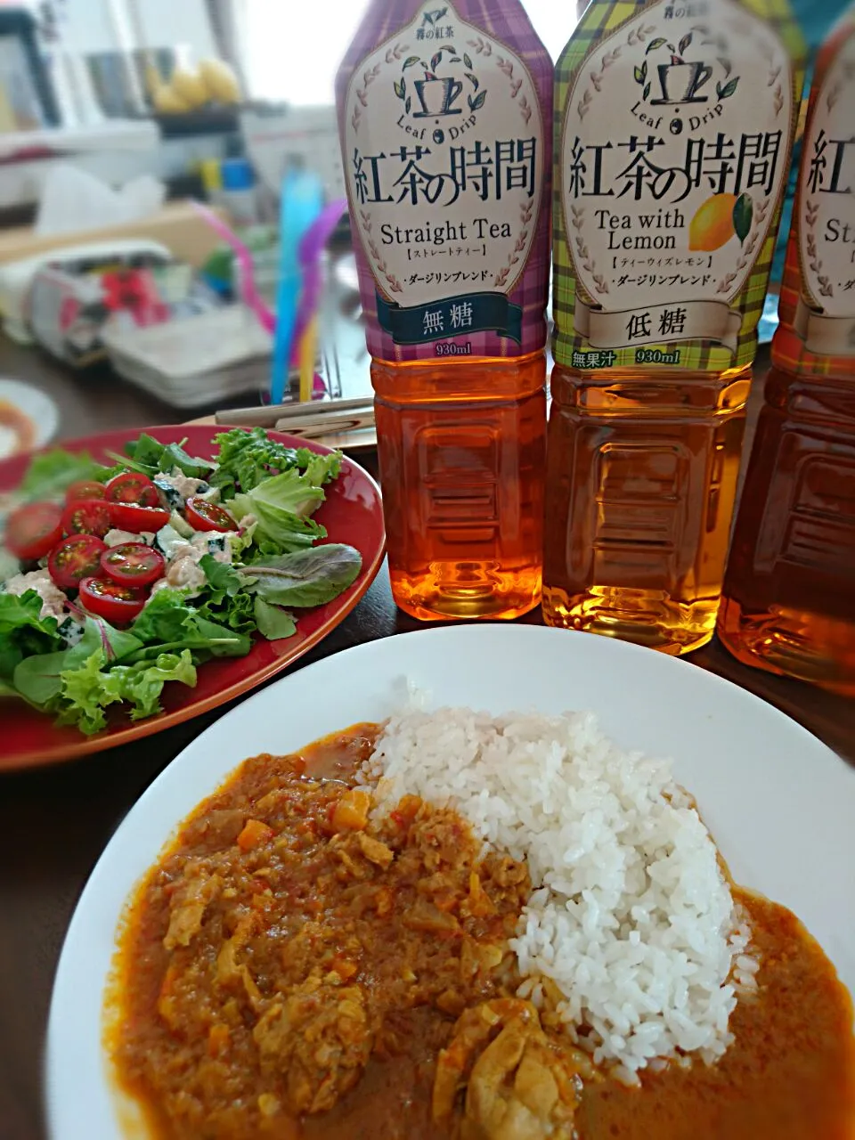 お友だちの手作りカレー🍀
紅茶に合う～❤|たかたれさん