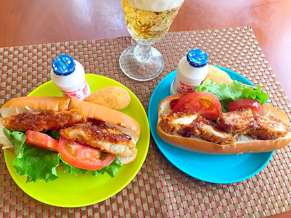 Sandwich lunch🍻ヽ(´∀｀)ﾉコッペパンサンド|🌈Ami🍻さん