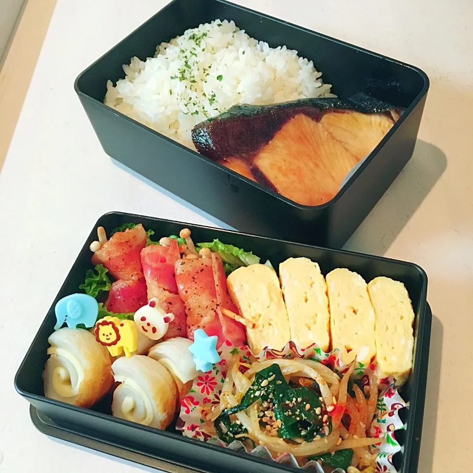 Snapdishの料理写真:ぶり照り焼きお弁当♡|융태지ෆ⃛さん