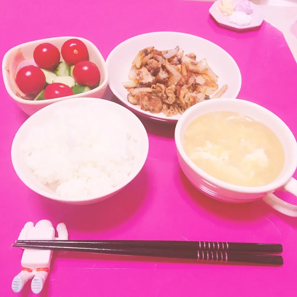 さつまいもと豚肉の炒め物#味噌汁#いつのかも忘れた#どんな料理だったかも忘れた|ゆーりさん