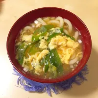 風邪気味のための卵あんかけうどん。|めしさん