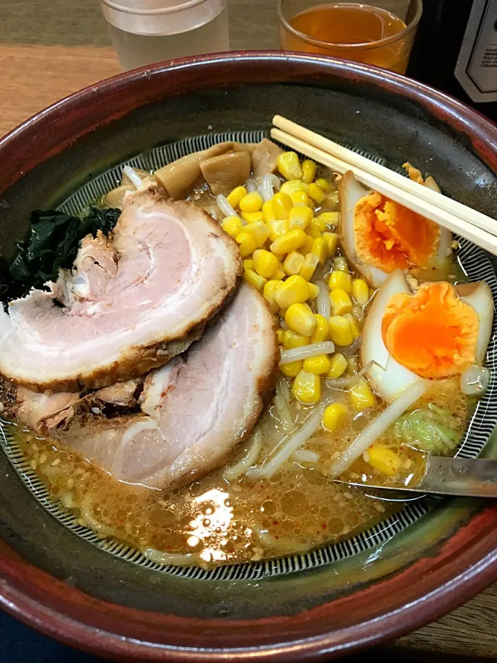 Snapdishの料理写真:#狸小路味噌ラーメン|Nao K. Tさん