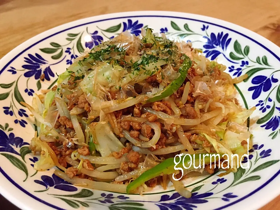 Snapdishの料理写真:焼きそば⁉︎  焼きもや😆|プーティさん