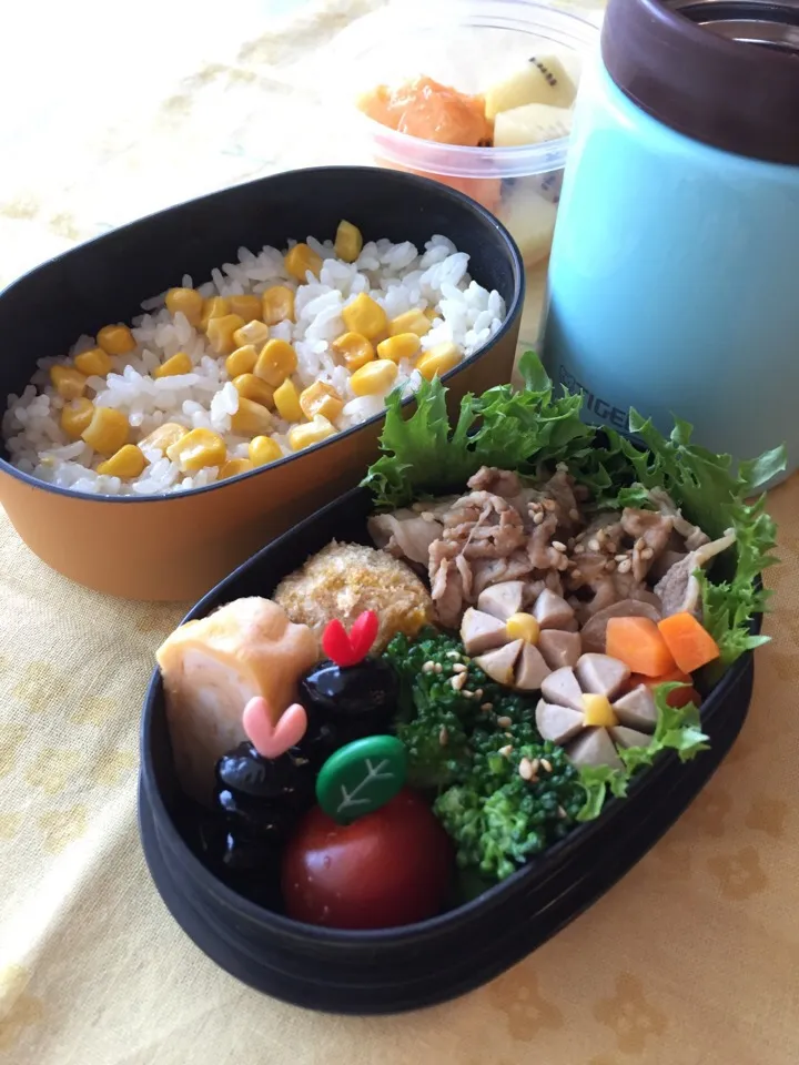 コーンごはん弁当|Sakikoさん