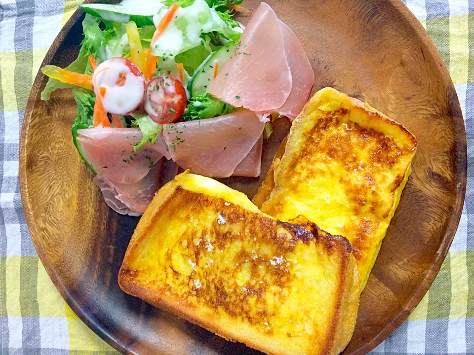 朝ごはん＊初めて作ったフレンチトースト＊|Chie.Yさん