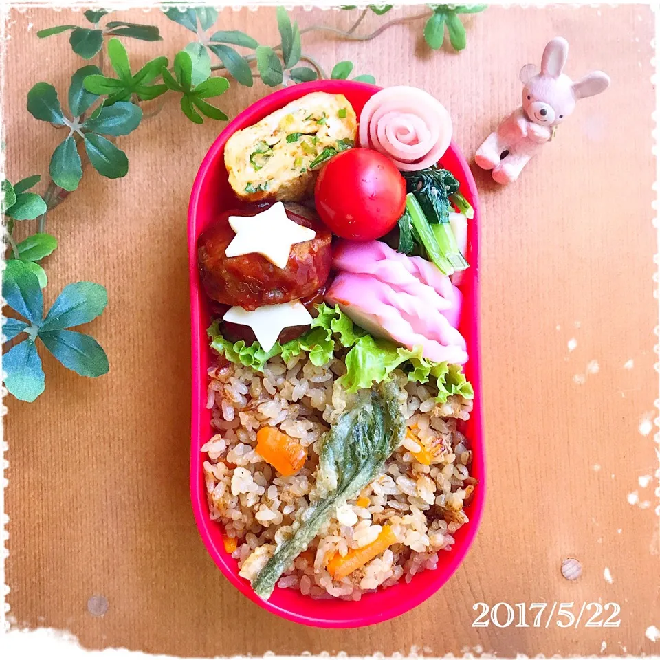 Snapdishの料理写真:今日の娘弁当2017.5.22...♪*ﾟ|ばろんさん