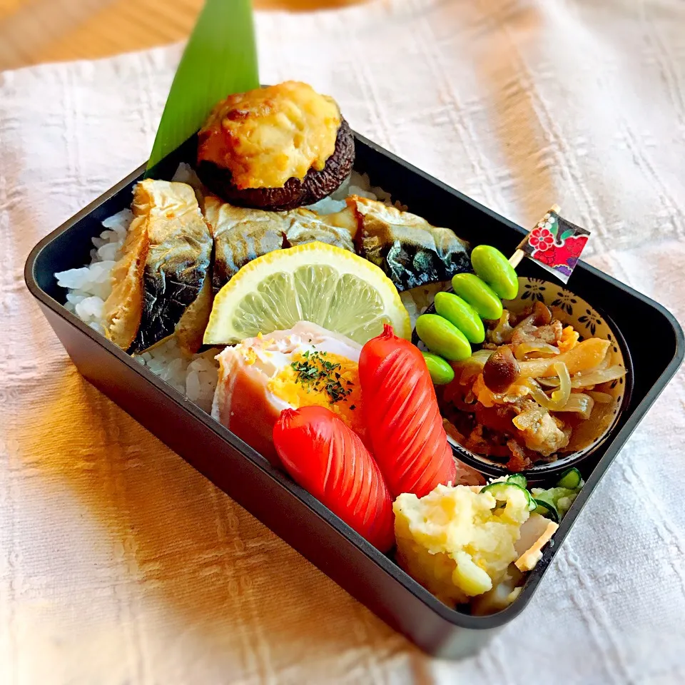 旦那の鯖弁当♡|mnkさん