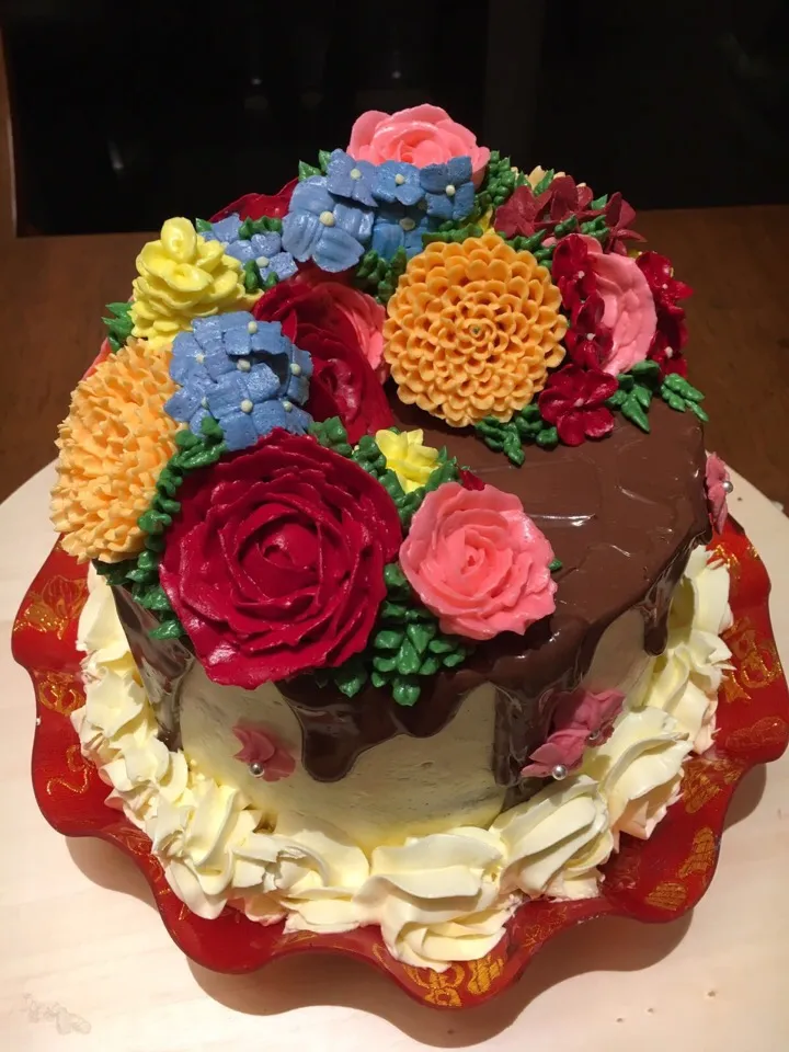 Flower Garden Cake|Anna🍎さん