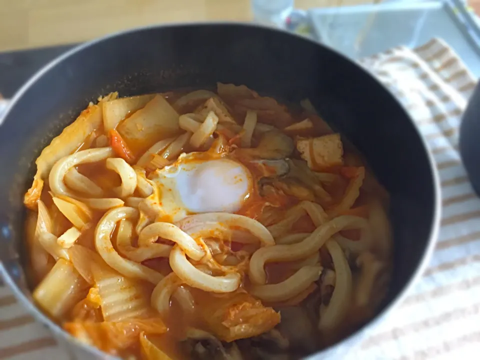 糖質ゼロ麺でチゲうどん|mizukiさん