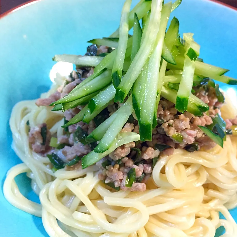 Snapdishの料理写真:無添加  円熟こうじ味噌🍯ありがとうございました😊ニラたっぷりジャージャー麺|みっちょさん