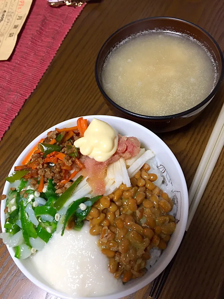 #ネバネバ丼|Terumi  Yokosawaさん