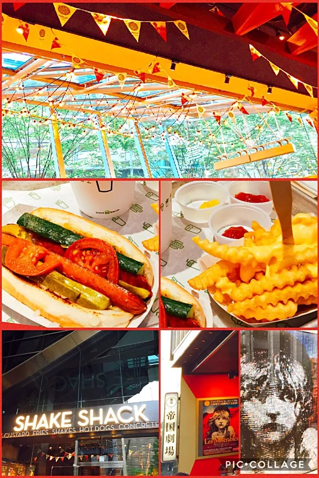 Snapdishの料理写真:SHAKE SHACK 東京国際フォーラム店
#Shack-cago Dog
#Cheese Fries|chiaki3（平川ちあき）さん