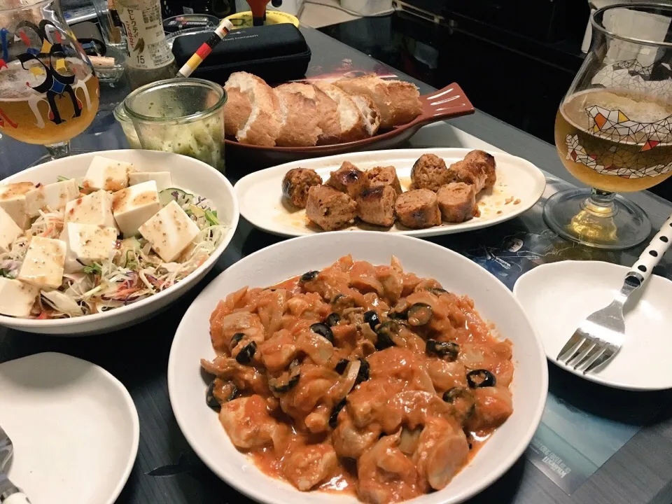 Snapdishの料理写真:イタリアンな夜ごはん|Maho Takamiさん