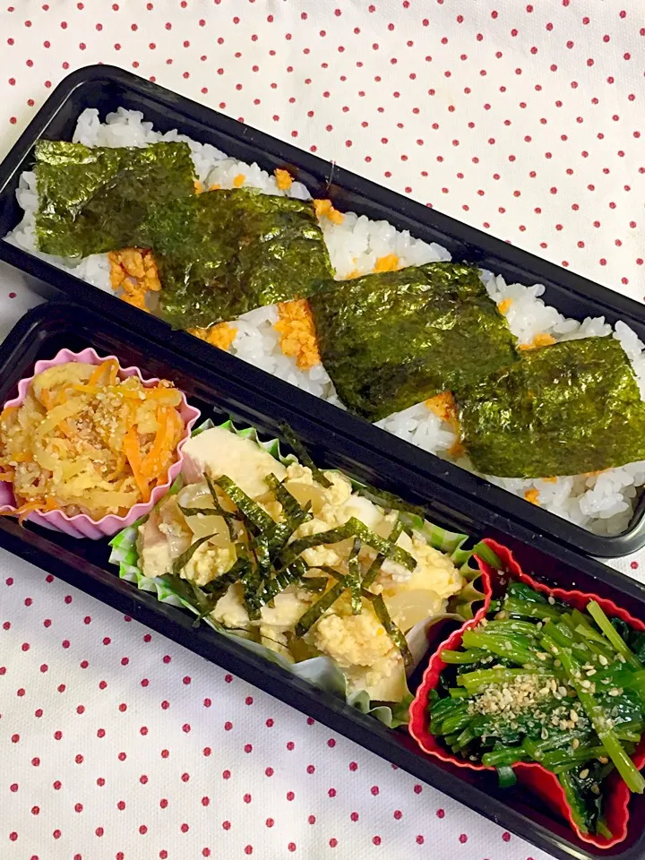 Snapdishの料理写真:5/23☆鶏たま親子弁当|ちーさん