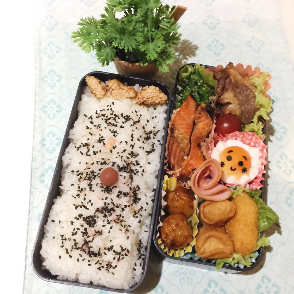 Snapdishの料理写真:5/23❤︎主人のお弁当❤︎|Makinsさん