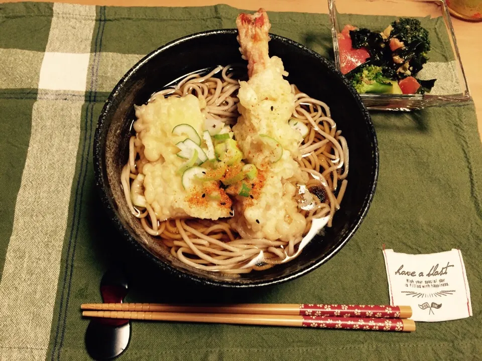 Snapdishの料理写真:161231年越してんぷら蕎麦|くぽさん