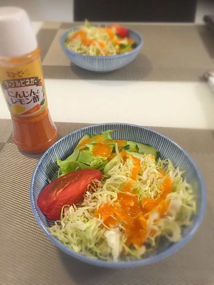 野菜に にんじんレモン酢 かけました^ ^|rino8418さん