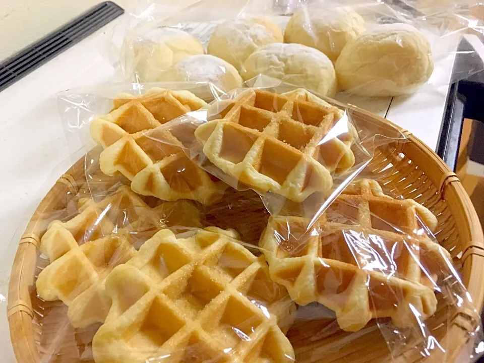 ワッフルと米粉パン|sachiさん