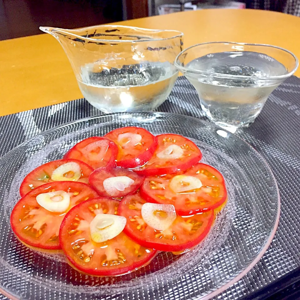 トマトのカルパッチョ🍅  (^-^)|Kei Satoさん