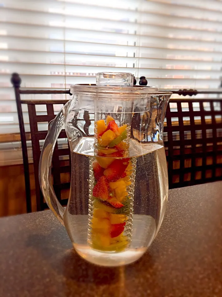 water infused with fruits|FitMomDoc19さん