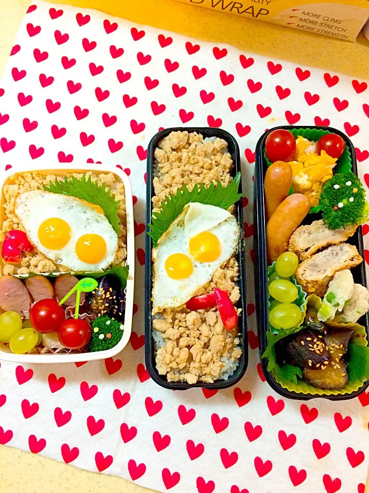 Snapdishの料理写真:旦那と専門1年生女子のお弁当❣️|みゆさん