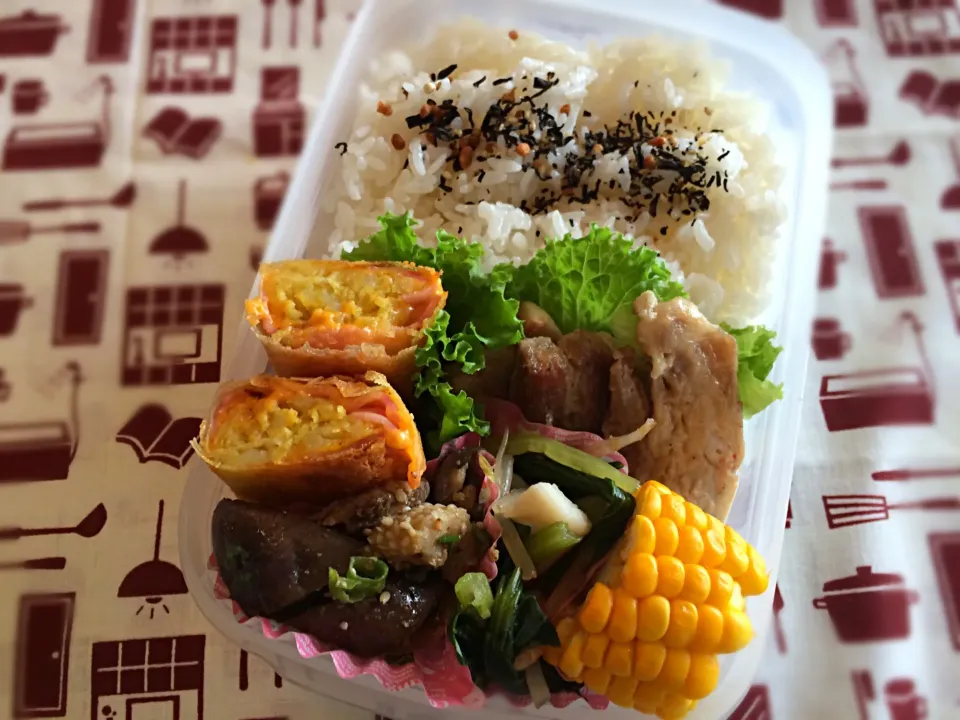 Snapdishの料理写真:高校長男弁当～31|mashaさん