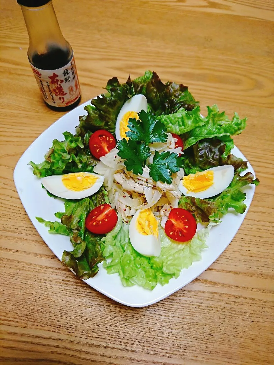 Snapdishの料理写真:『ともさんの新玉ねぎとささみのハニーマスタードサラダ♪鶏むね肉で』 #ヤマサ醤油 #ヤマサ醤油アンバサダー #おいしいしょうゆ研究部|seri-chanさん