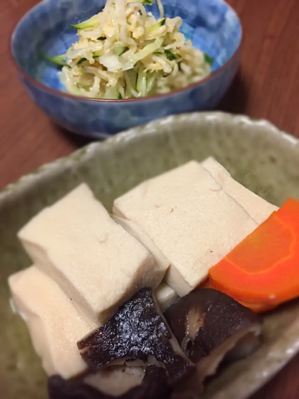 高野豆腐の炊いたん
切り干し大根のサラダ|まるちゃんさん