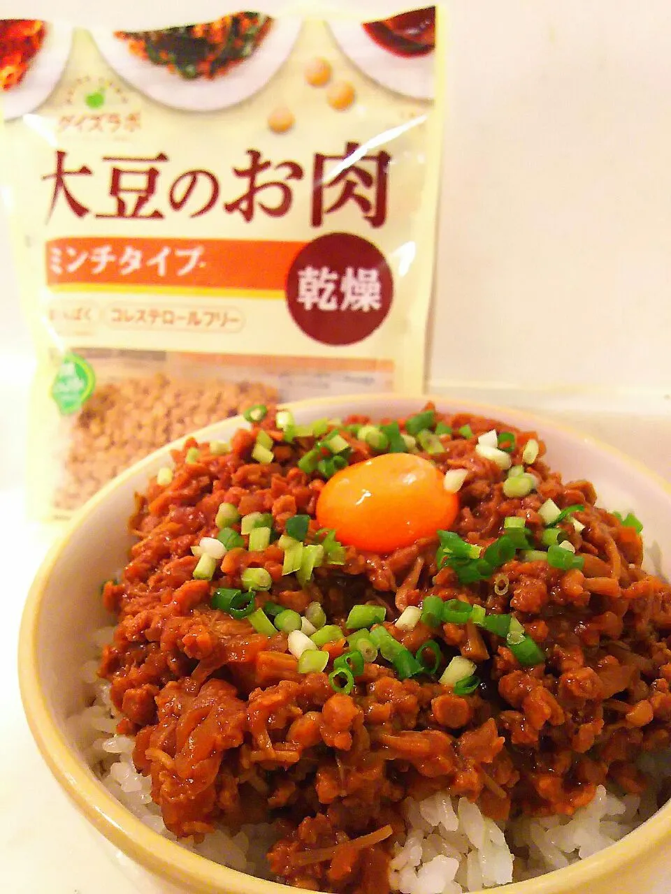 大豆のお肉❤味噌ひき肉丼|ひろりんさん