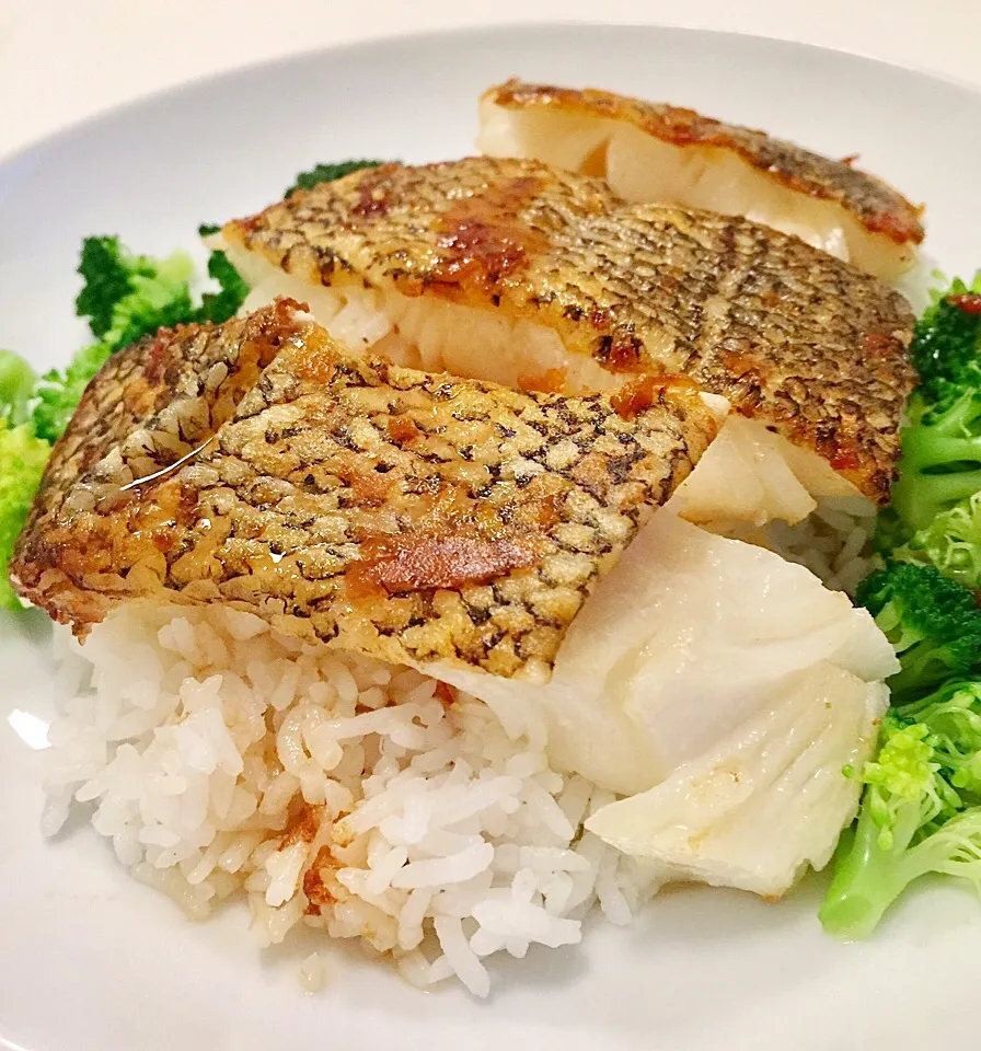 Crispy skin cod fish|12Dragonさん