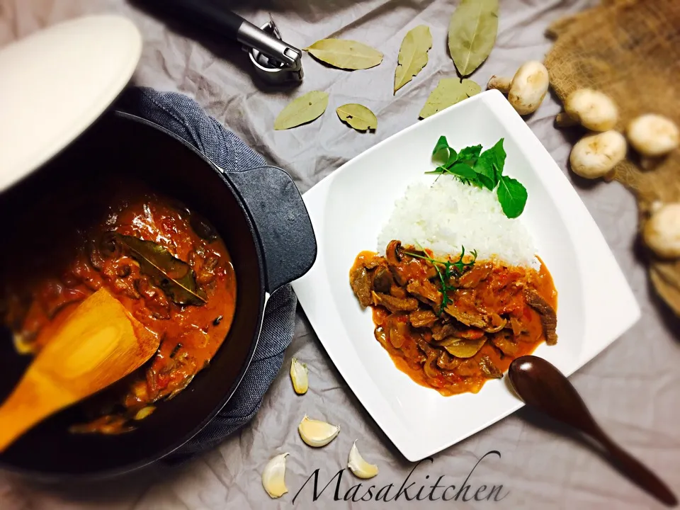 Beef stroganoff for dinner|Masakiさん