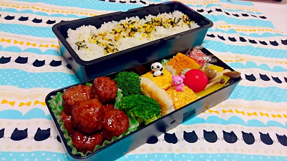 ミートボールモリモリ弁当！|みんさん