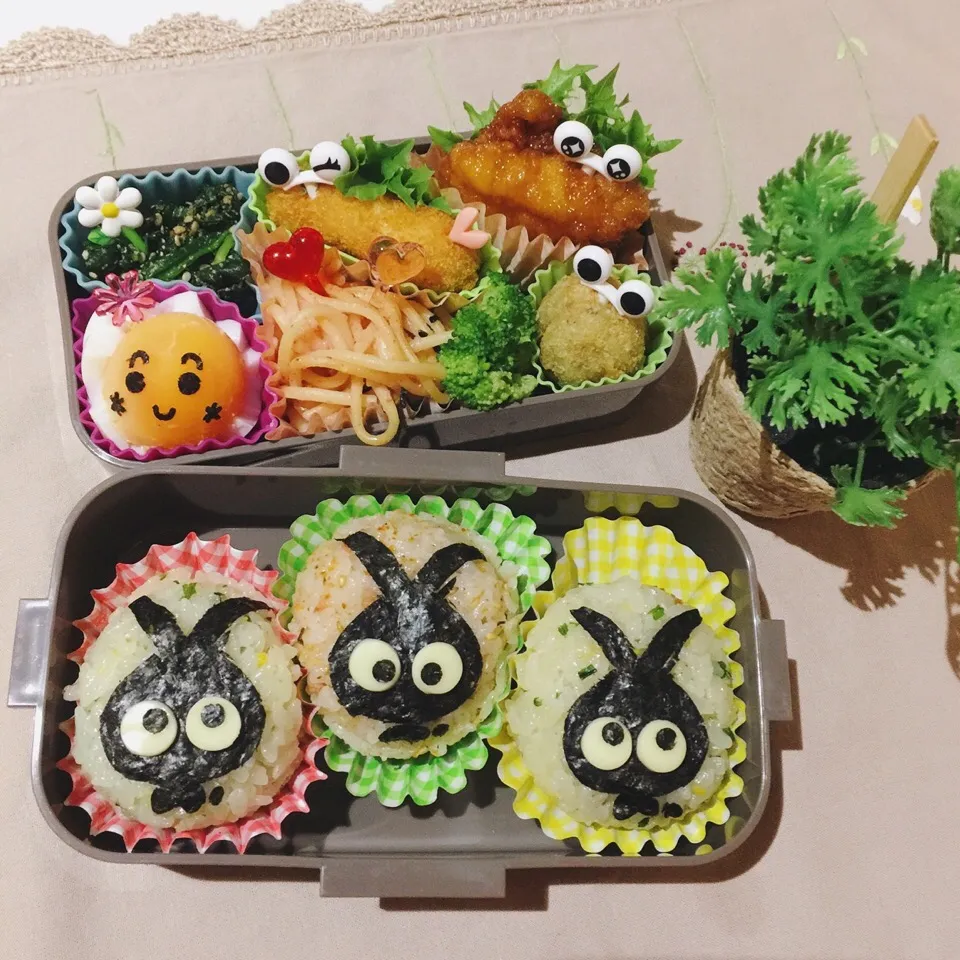 5/25❤︎娘のおにぎりお弁当❤︎うさぎさん|Makinsさん