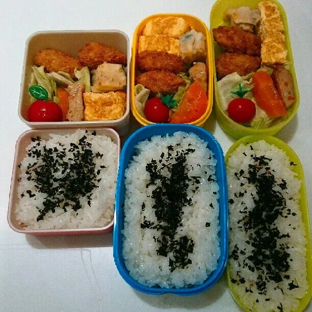 5/25(木)の3人弁当🍱|ふみぃさん