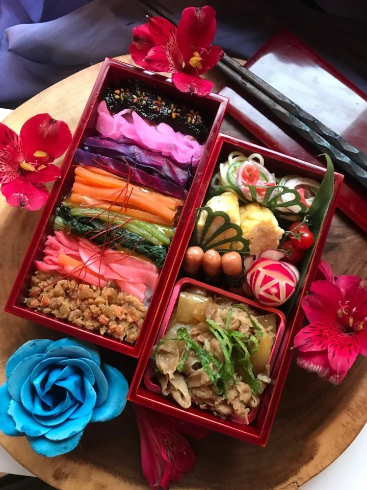 野菜味噌のっけ弁当|vivienne_glowさん