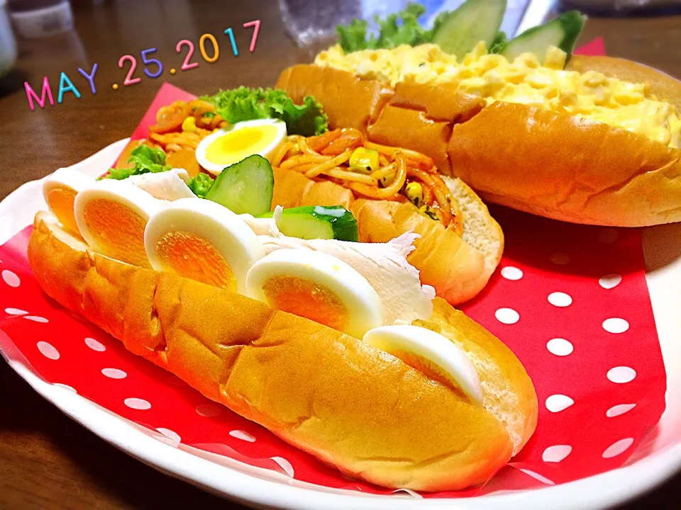 コンビニ風サラダチキンでホットドッグ🌭弁当٩(*˘ ³˘)۶❤|BOSS.あーちゃんさん