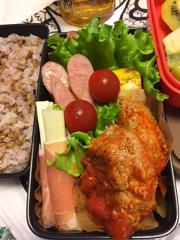 女子高校生用 トマトハンバーグ弁当|riorieさん