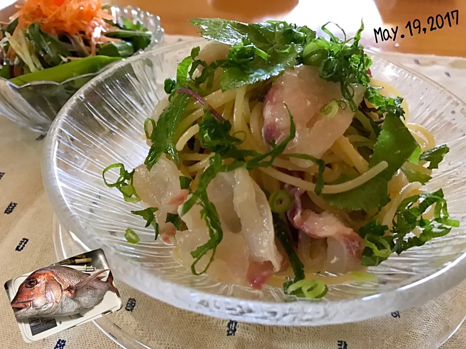 千尋さんのお料理 鯛のパスタ🍝✨ 今年もお世話になりました🤗|みきおさん