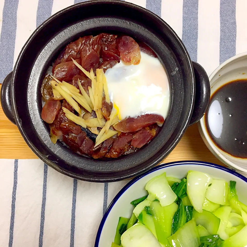 広東ソーセージの炊込み御飯|エイさん