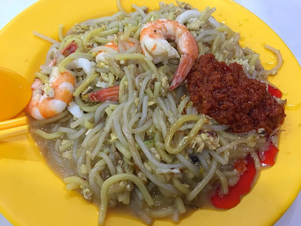 Fried hokkien prawn Mee|Ong Sor Fernさん