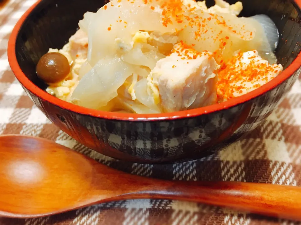 親子丼風🍳
ダイエットのためご飯なし🤕!!!|まみさん