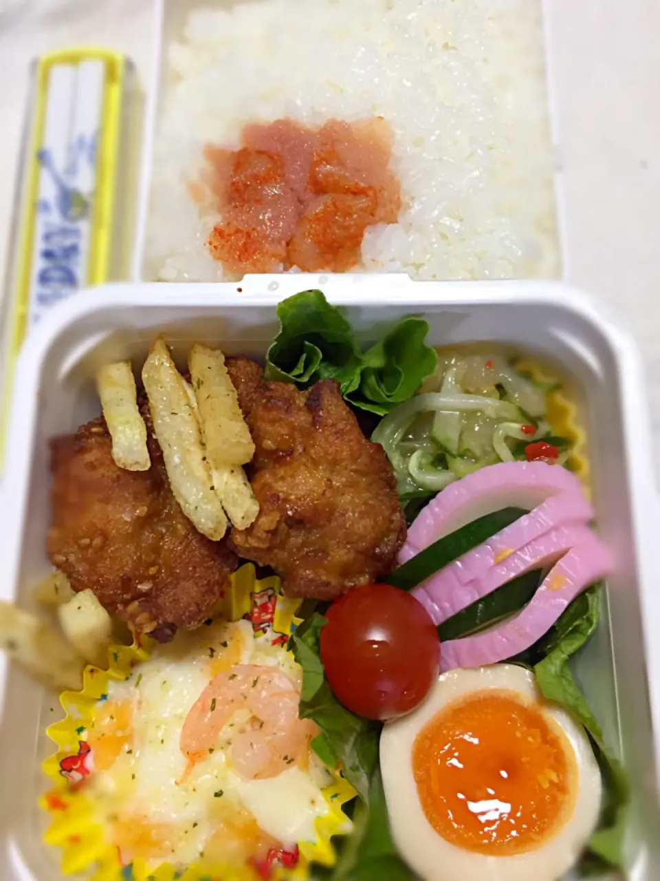 5月26日 唐揚げ弁当(￣▽￣;)|かよっぺさん