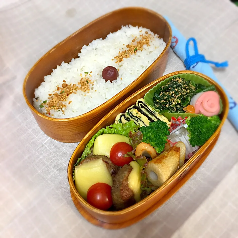 Snapdishの料理写真:5/26 高校男子のお弁当|おおけいさん