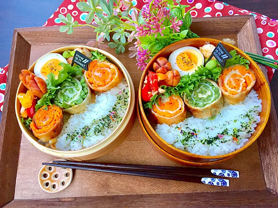 野菜くるくる豚肉ロール弁当|Marikoさん